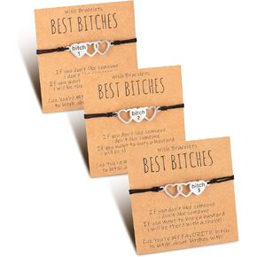 Tarsus 2/3Pcs Best Bxxches Bracelets Best Friend Matching Bracelet for Women Girls Friendship in Saudi Arabia
