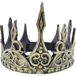 غطاء رأس ريفي جولد كراون من اتيتيود ستوديو، إكسسوار أزياء الهالوين للبالغين in Kuwait