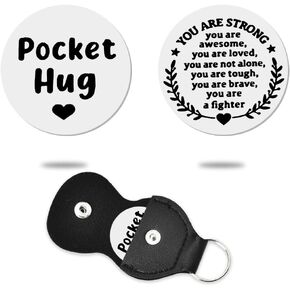 ShiQiao Spl Inspirational Pocket Hug Token Christmas Gift for Women Men Long Distance Relationship Keepsake Gifts Keyring in Kuwait