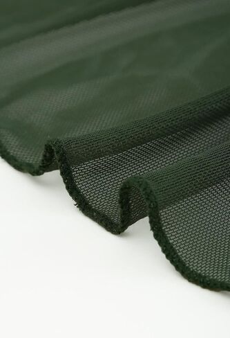 Women's Sexy Thin Mesh Long Sleeve Tie Front Swimsuit Swim Beach Maxi Cover Up Dress in Kuwait