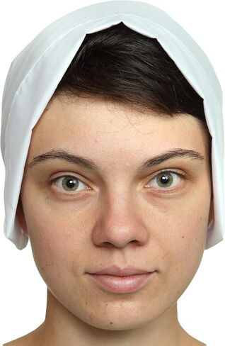 The Handmaids Tale Bonnet Halloween White Cosplay Hat Maids Party Exclusive Cap Hadmade Movie Series in Saudi Arabia