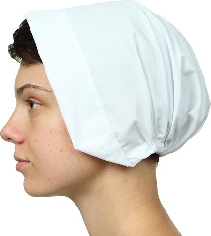 The Handmaids Tale Bonnet Halloween White Cosplay Hat Maids Party Exclusive Cap Hadmade Movie Series in Saudi Arabia