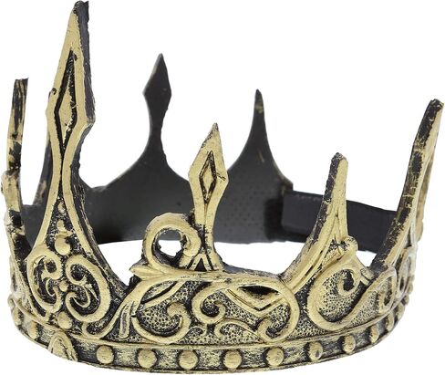 غطاء رأس ريفي جولد كراون من اتيتيود ستوديو، إكسسوار أزياء الهالوين للبالغين in Kuwait