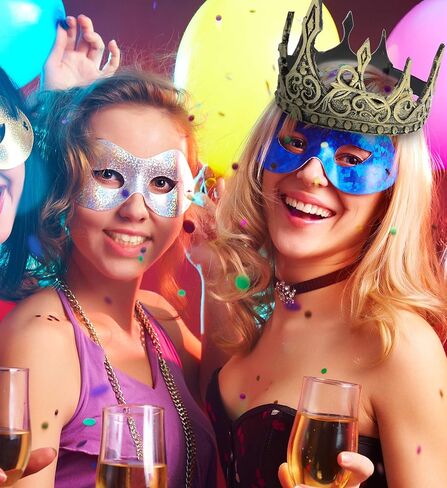 غطاء رأس ريفي جولد كراون من اتيتيود ستوديو، إكسسوار أزياء الهالوين للبالغين in Kuwait