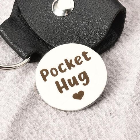 ShiQiao Spl Inspirational Pocket Hug Token Christmas Gift for Women Men Long Distance Relationship Keepsake Gifts Keyring in Kuwait