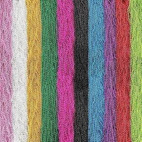 Sasylvia 360 Pcs Mardi Gras Beads Bulk 33 Inch 7 mm Colorful Assorted Round Carnival Beaded Necklaces for Mardi Gras Festivals Mardi Gras Parades Events and Party Favor, Assorted Colors in Saudi Arabia
