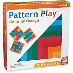 مايندوير نمط اللعب: اللون حسب التصميم، 40 بطاقة نمط لامع و40 مكعب خشبي متين، لتقديم مفاهيم الرياضيات الهامة مثل الفرز والمطابقة والتماثل والتطابق والكسور. in Kuwait