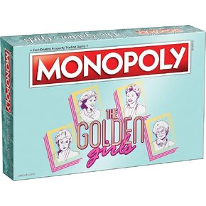 Monopoly: The Golden Girls Board Game | Buy, Sell, Trade Fan-Favorite Locations | Classic Monopoly Game Featuring Golden Girls TV Show Theme | Officially-Licensed Golden Girls Merchandise in Kuwait