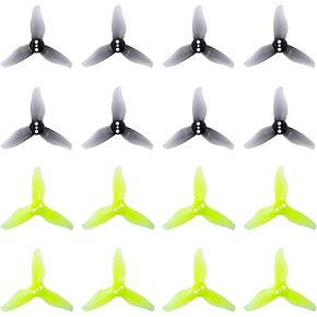 Gemfan Hurricane 2023 3-Blade Props 3 Holes for 1105-1108 Brushless Motor RC Drone FPV Racing Toothpick 16pcs 8CW 8CCW in Kuwait