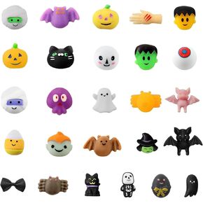 AHEYE 26 قطعة من ألعاب الهالوين موتشي الإسفنجية لتخفيف التوتر للأطفال والبنات والأولاد هدايا حفلات الهالوين وحقائب هدايا الهالوين... in Kuwait