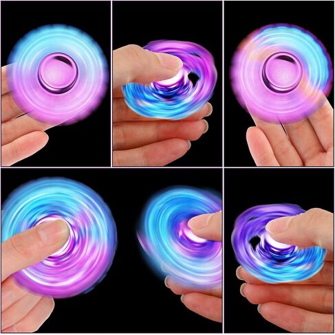 Woanger 72 Pcs Fidget Spinners Sensory Spinner Toy High Speed Hand Spinner Cool Fidget Toys ADHD Anxiety Stress Relief Reducer for Adults Boys Girls Goodie Bag Stuffers Classroom Prizes Gift, 6 Styles in Saudi Arabia