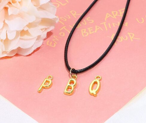 Shapenty 4 Sets Alloy Metal A-Z Alphabet Letter Charms Spacer Beads for DIY Craft Bracelet Wristbands Necklace Choker Keychain Jewelry Making Finding, 4pcs of Each Letter, 104PCS (Antique Silver) in Saudi Arabia
