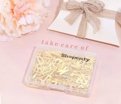 Shapenty 4 Sets Alloy Metal A-Z Alphabet Letter Charms Spacer Beads for DIY Craft Bracelet Wristbands Necklace Choker Keychain Jewelry Making Finding, 4pcs of Each Letter, 104PCS (Antique Silver) in Saudi Arabia