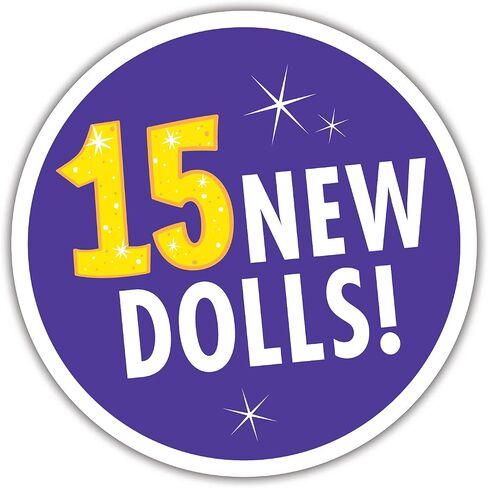 Hairdorables Collectible Doll Color Magic Blow Dry Besties Series 6, styles and case colors may vary, each sold separately, Kids Toys for Ages 3 Up by Just Play in Saudi Arabia