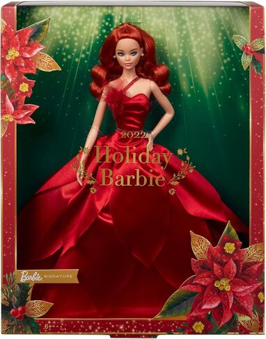 Barbie Signature 2022 Holiday Doll With Red Hair, Collectible Series, Multicolor in Saudi Arabia