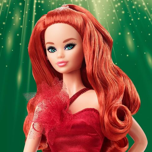 Barbie Signature 2022 Holiday Doll With Red Hair, Collectible Series, Multicolor in Saudi Arabia