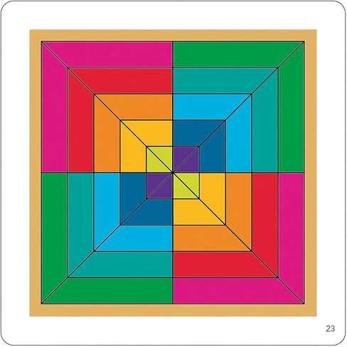 مايندوير نمط اللعب: اللون حسب التصميم، 40 بطاقة نمط لامع و40 مكعب خشبي متين، لتقديم مفاهيم الرياضيات الهامة مثل الفرز والمطابقة والتماثل والتطابق والكسور. in Kuwait