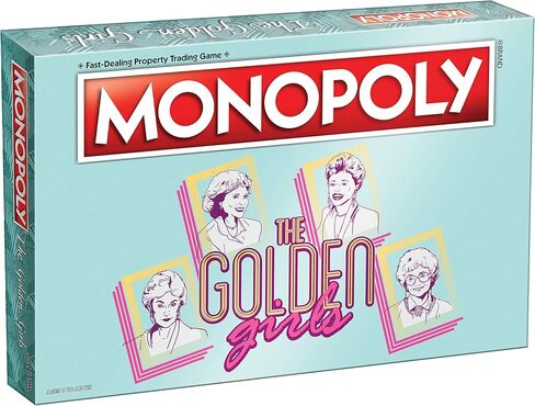 Monopoly: The Golden Girls Board Game | Buy, Sell, Trade Fan-Favorite Locations | Classic Monopoly Game Featuring Golden Girls TV Show Theme | Officially-Licensed Golden Girls Merchandise in Saudi Arabia
