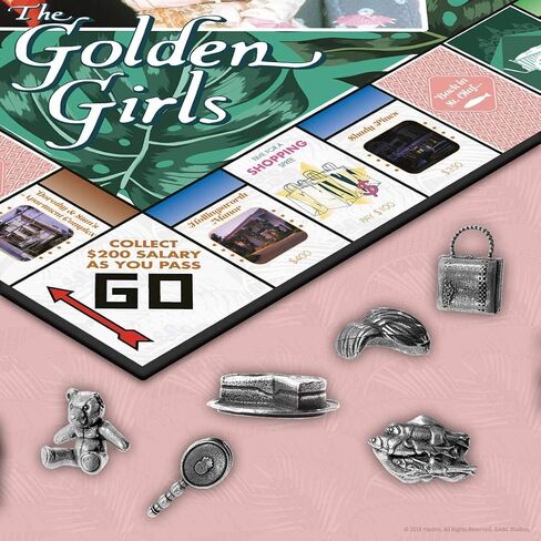 Monopoly: The Golden Girls Board Game | Buy, Sell, Trade Fan-Favorite Locations | Classic Monopoly Game Featuring Golden Girls TV Show Theme | Officially-Licensed Golden Girls Merchandise in Saudi Arabia