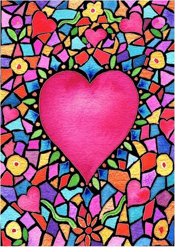 NAIMOER DIY 5D Diamond Painting Kits Heart for Adults, Love Diamond Painting Kits Round Full Drill Diamond Art Kits Heart Diamond Picture Arts Craft for Home Wall Art Decor 11.8x15.8 inch in Saudi Arabia