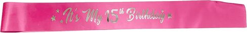 Its My 10th Birthday Sash, 10th Birthday Sash for Girls Pink Sash with Silver Foil Letter Birthday Sash for Girl Birthday Gifts Party Decorations Favors in Saudi Arabia