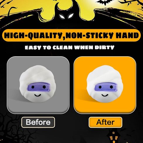 AHEYE 26 قطعة من ألعاب الهالوين موتشي الإسفنجية لتخفيف التوتر للأطفال والبنات والأولاد هدايا حفلات الهالوين وحقائب هدايا الهالوين... in Kuwait