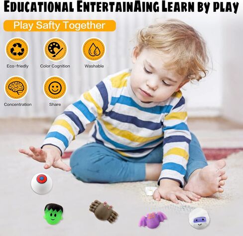 AHEYE 26 قطعة من ألعاب الهالوين موتشي الإسفنجية لتخفيف التوتر للأطفال والبنات والأولاد هدايا حفلات الهالوين وحقائب هدايا الهالوين... in Kuwait