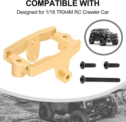 OGRC Brass RC Servo Bracket 11g Servo Mount for Traxxas 1/18 TRX4M RC Crawler Car Upgrade Parts in Kuwait