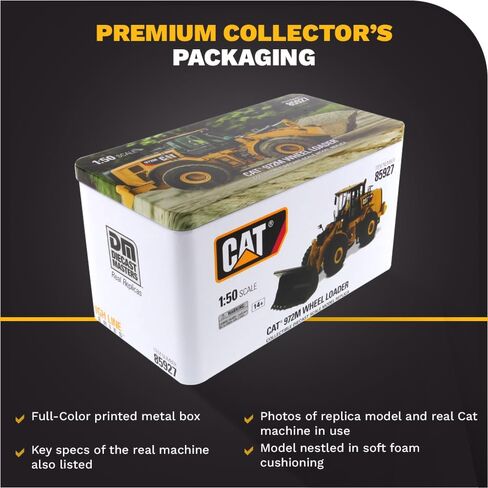 Diecast Masters 1:50 Caterpillar 966M Wheel Loader | High Line Series Cat Trucks & Construction Equipment | 1:50 Scale Model Diecast Collectible | Diecast Masters Model 85928 in Saudi Arabia