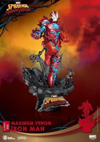 Beast Kingdom Maximum Venom: Iron Man DS-066 D-Stage Statue, Multicolor in Saudi Arabia