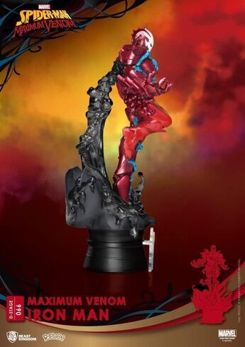 Beast Kingdom Maximum Venom: Iron Man DS-066 D-Stage Statue, Multicolor in Saudi Arabia