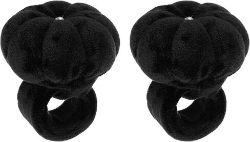 HARFINGTON 2Pcs Wrist Pin Cushions Band Sewing Needle Cushion Needle Holder Pincushions with Adjustable Strap Fit All Wrist Sizes for Sewing Quilting Needlework Crafts, Black in Saudi Arabia
