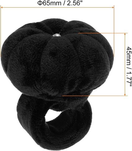 HARFINGTON 2Pcs Wrist Pin Cushions Band Sewing Needle Cushion Needle Holder Pincushions with Adjustable Strap Fit All Wrist Sizes for Sewing Quilting Needlework Crafts, Black in Saudi Arabia