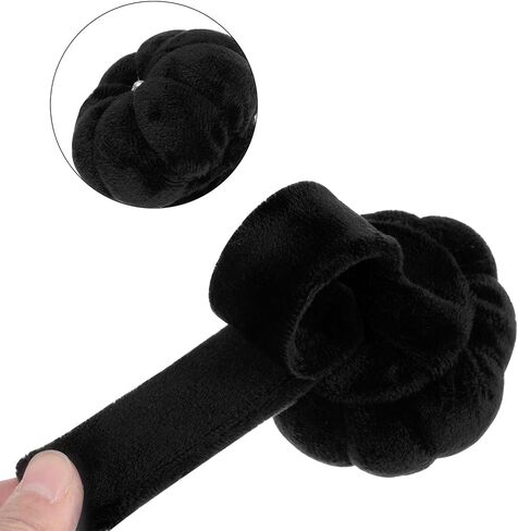 HARFINGTON 2Pcs Wrist Pin Cushions Band Sewing Needle Cushion Needle Holder Pincushions with Adjustable Strap Fit All Wrist Sizes for Sewing Quilting Needlework Crafts, Black in Saudi Arabia