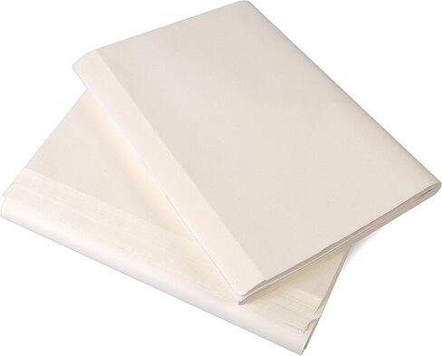 ZOENHOU 200 Sheets 13.6 x 27.2 Inch (34.5 x 69 cm) Chinese Japanese Calligraphy Paper Xuan Paper, Half-raw Half-ripe Sumi Ink Drawing Chinese Rice Paper Sheets for Character Writing Painting Craft in Saudi Arabia