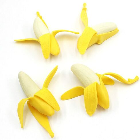 لعبة ضغط الموز، (قطعتان) لعبة حسية على شكل موز قابلة للتمدد، العاب تخفيف التوتر، العاب فيدجيت للاطفال والكبار، العاب وحفلة التوحد in Kuwait