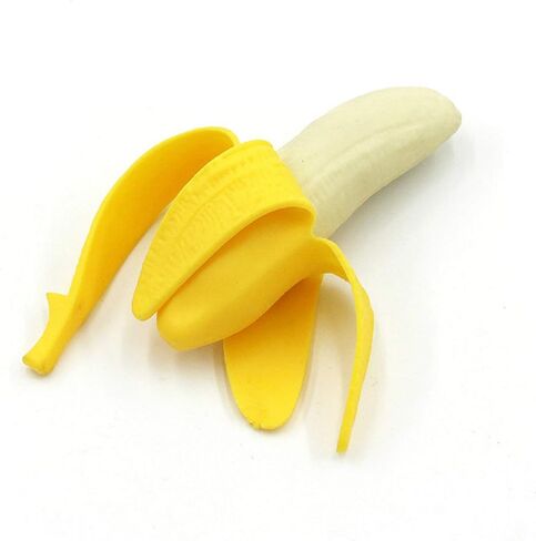 لعبة ضغط الموز، (قطعتان) لعبة حسية على شكل موز قابلة للتمدد، العاب تخفيف التوتر، العاب فيدجيت للاطفال والكبار، العاب وحفلة التوحد in Kuwait