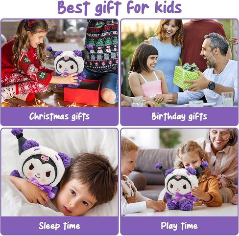 GRUSEMI 9 بوصة Anime Kawaii Plush Toys، لطيف أنيمي محشوة الحيوان وسادة دمية لينة الكرتون غرفة ديكور لعبة عيد ميلاد لصالح الهدايا للأطفال الفتيات المشجعين in Kuwait