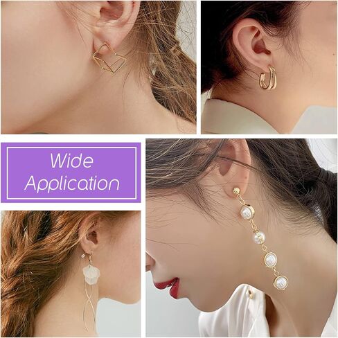 TOAOB 500pcs Clear Plastic Rubber Safety Earring Backs Soft Silicone Ear Nut Stoppers Replacement 2.5x3.5mm for Fish Hooks Earring Post Studs in Saudi Arabia