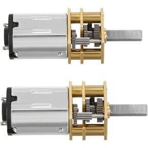 2 قطعة من محركات كيو إم سيلر بتيار مستمر 12 فولت 1000 دورة في الدقيقة مع علبة تروس كهربائية بالكامل 0.18 أمبير مع محطين لألعاب التحكم عن بعد in Kuwait