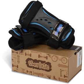 Simply Kids Wrist Guards for Children Youth Toddler Girl Boy - Wristsavers for Bike Skateboard Roller Skating Snowboarding