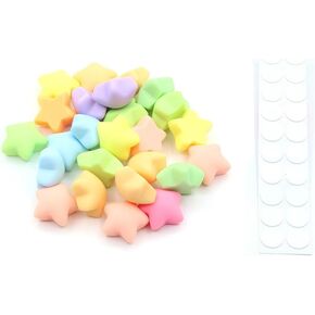 20PCS Kawaii Candy Sweets Lollipop Assorted Flatback Resin Embellishments Supplies for DIY Crafts Scrapbooking Hair Clip Decorations (Block)