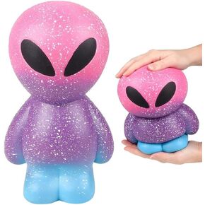 ArtCreativity Jumbo Squish Galaxy Alien، قطعة واحدة، لعبة ضغط معطرة للأطفال مع رغوة بطيئة الارتفاع، لعبة تخفيف التوتر للأطفال والكبار، ديكور فريد لحفلات الفضاء الخارجي، 10.25 بوصة in Saudi Arabia