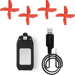 طقم بطارية بديلة بدون طيار من NEHEME لطائرات بدون طيار صغيرة NH330، 3 قطع 3.7 فولت 300 مللي أمبير في الساعة بطاريات Li-po قابلة لإعادة الشحن وشواحن USB in Kuwait