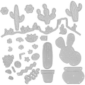 Cactus Cutting Dies Stencil Metal Template Molds, Embossing Tool Die Cuts for Card Making Album Paper Scrapbooking DIY Décor Dies Craft in Saudi Arabia