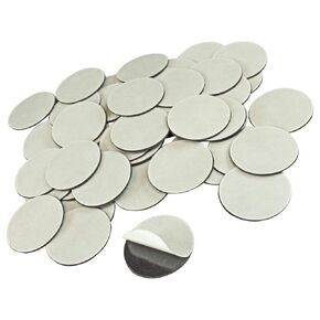 LITKO 25mm Circular Heavy Duty Flexible Magnet with Adhesive Backing (50) in Saudi Arabia