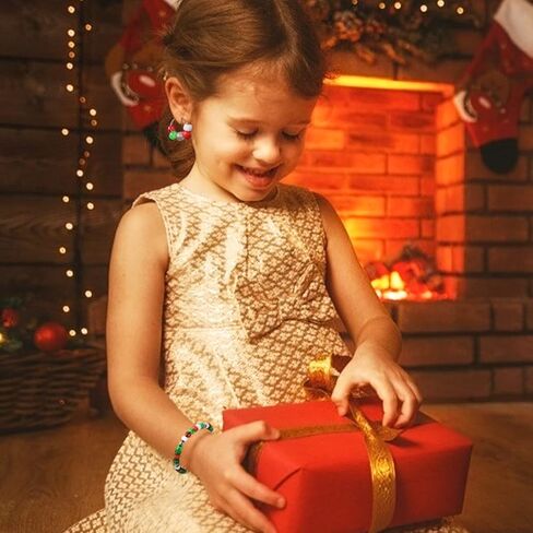 1000 قطعة من الخرز المهر الأحمر والأبيض والأخضر الخرز المهر البلاستيكي الفاصل الخرز الحرفية لصنع أساور المجوهرات، 9 × 6 مم in Kuwait