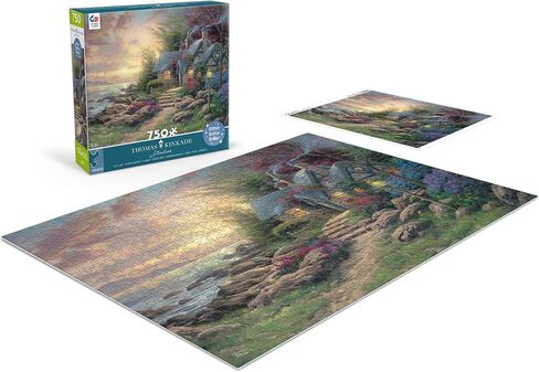 Ceaco - Thomas Kinkade - Seaside Hideaway - Glitter - 750 Piece Jigsaw Puzzle in Saudi Arabia