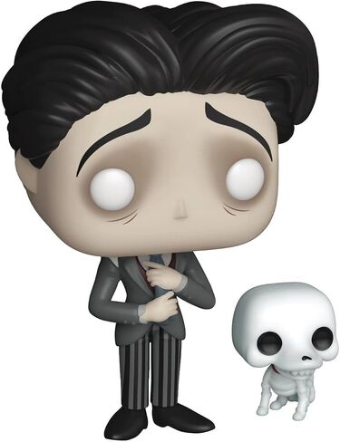 Funko Pop! & Buddy: Corpse Bride - Victor with Scraps, Multicolor, 3.75 inches (49045) in Saudi Arabia