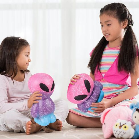 ArtCreativity Jumbo Squish Galaxy Alien، قطعة واحدة، لعبة ضغط معطرة للأطفال مع رغوة بطيئة الارتفاع، لعبة تخفيف التوتر للأطفال والكبار، ديكور فريد لحفلات الفضاء الخارجي، 10.25 بوصة in Saudi Arabia